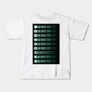 Boondocks Aesthetic Logo Title - Green Kids T-Shirt